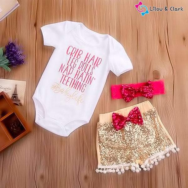 Babylife Baby Girl's Summer Outfit