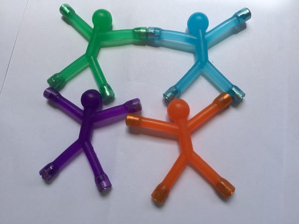 8pc Bendable QMen Magnetic Figure