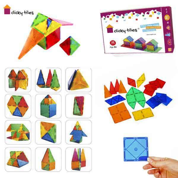 Clicky Tiles® - Standard Set - 32 Pcs