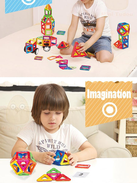 Build With Magnets for All ages - Set Of 60