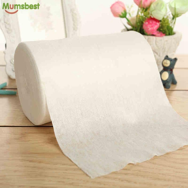 Biodegradable & Flushable 100% Bamboo Nappy Liners Roll - 100 Sheets