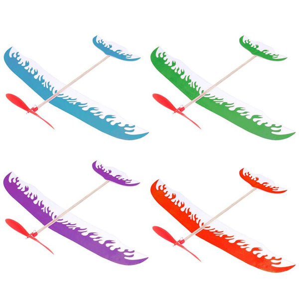 Elastic Band Powered Glider Plane
