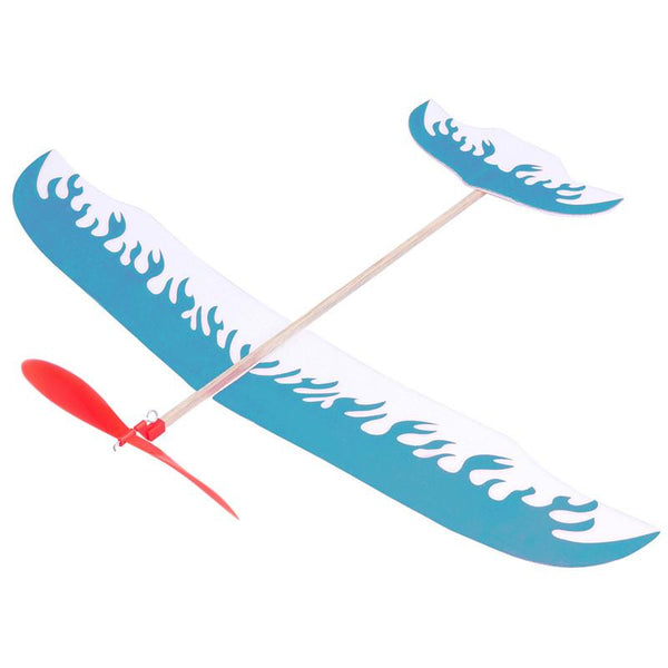 Elastic Band Powered Glider Plane