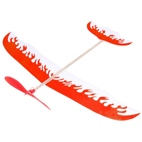 Elastic Band Powered Glider Plane