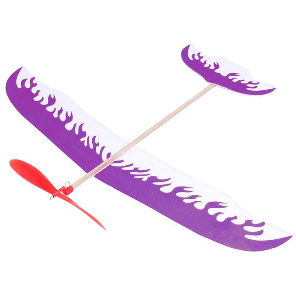 Elastic Band Powered Glider Plane