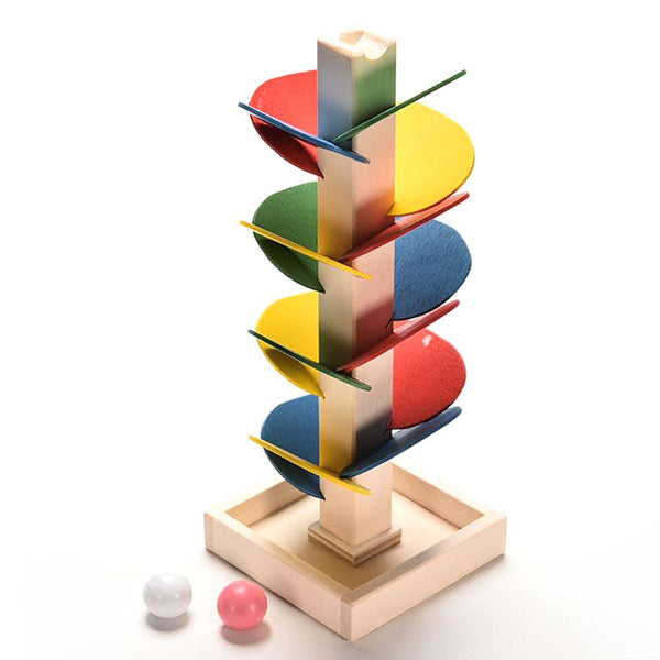 Building Blocks Tree Marble Ball Run Track Game