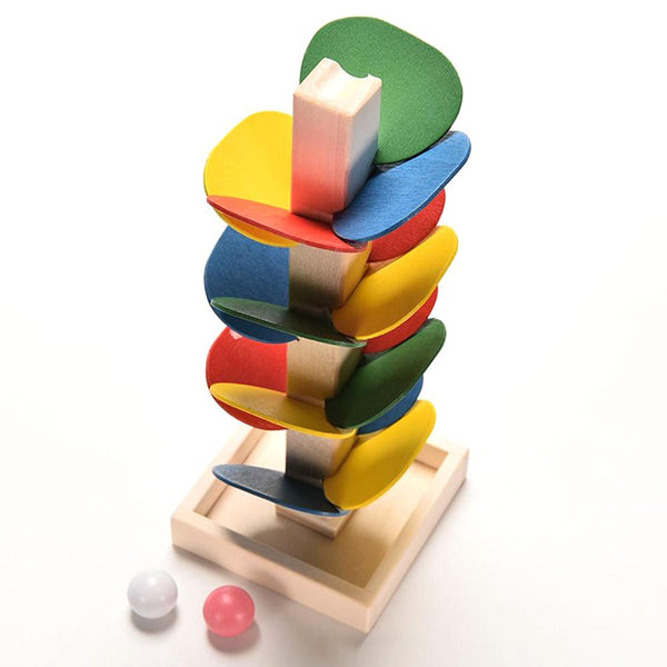 Building Blocks Tree Marble Ball Run Track Game