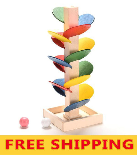 Building Blocks Tree Marble Ball Run Track Game