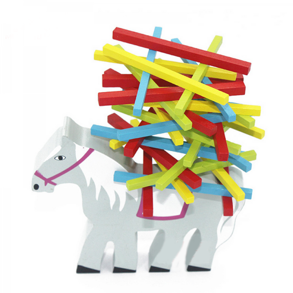 African Animals Wooden Balancing Blocks