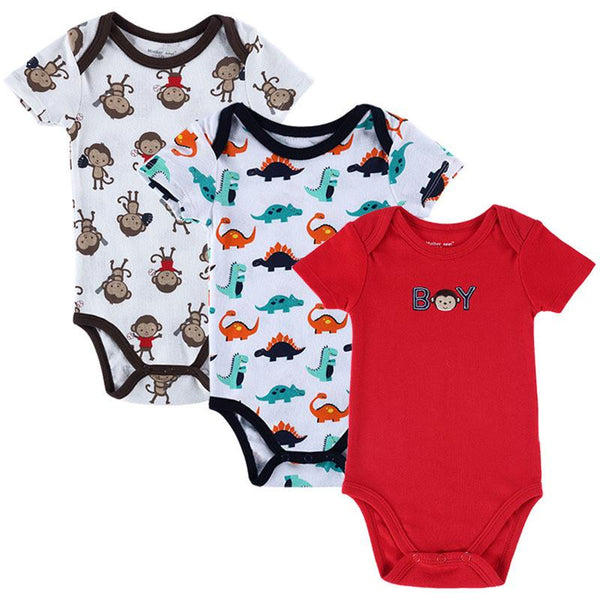 Baby Rompers - Set of 3 Pieces