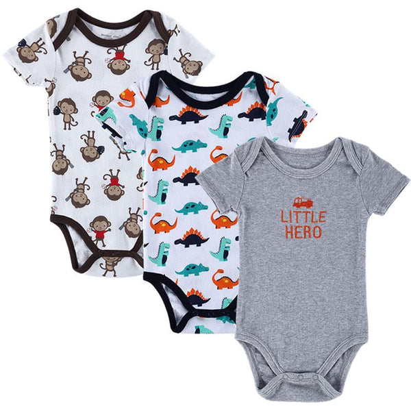 Baby Rompers - Set of 3 Pieces