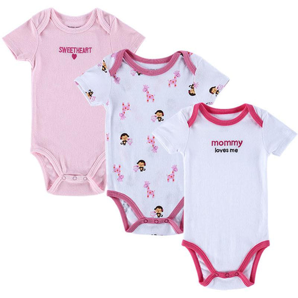 Baby Rompers - Set of 3 Pieces