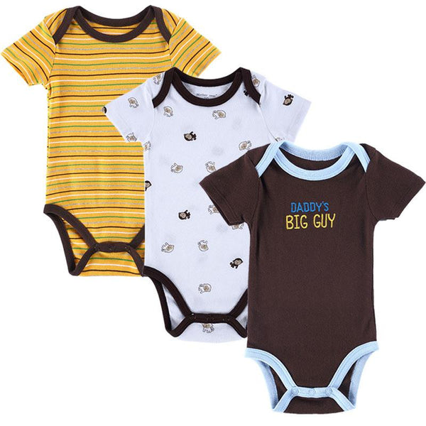 Baby Rompers - Set of 3 Pieces
