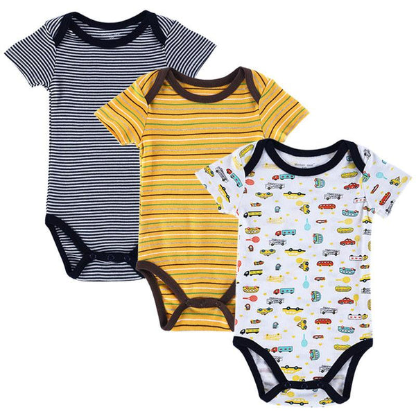 Baby Rompers - Set of 3 Pieces