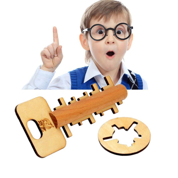 Bamboo Unlock Key Preschool Toy