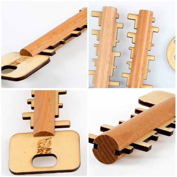 Bamboo Unlock Key Preschool Toy