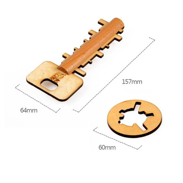 Bamboo Unlock Key Preschool Toy