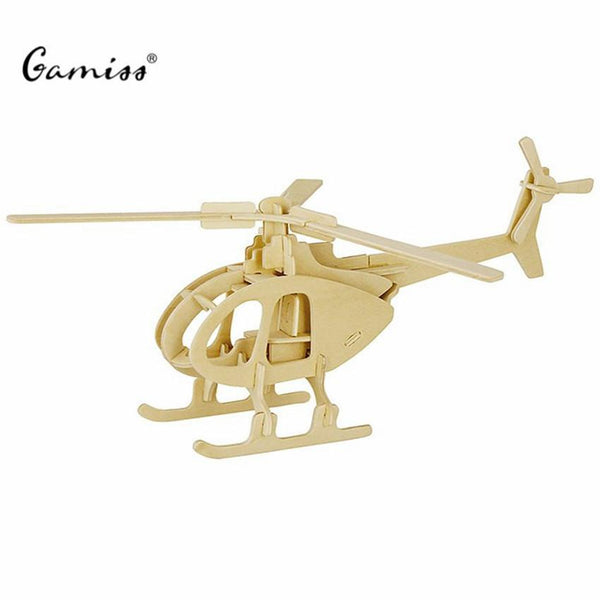 3D Wooden Vehicle Puzzle for Children and Adults