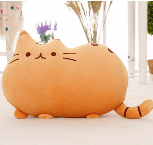 Big Cat Shaped Throw Pillow 15inches