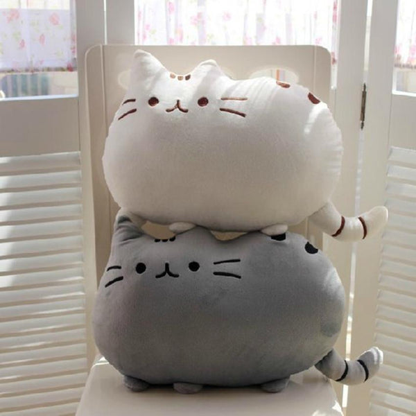 Big Cat Shaped Throw Pillow 15inches