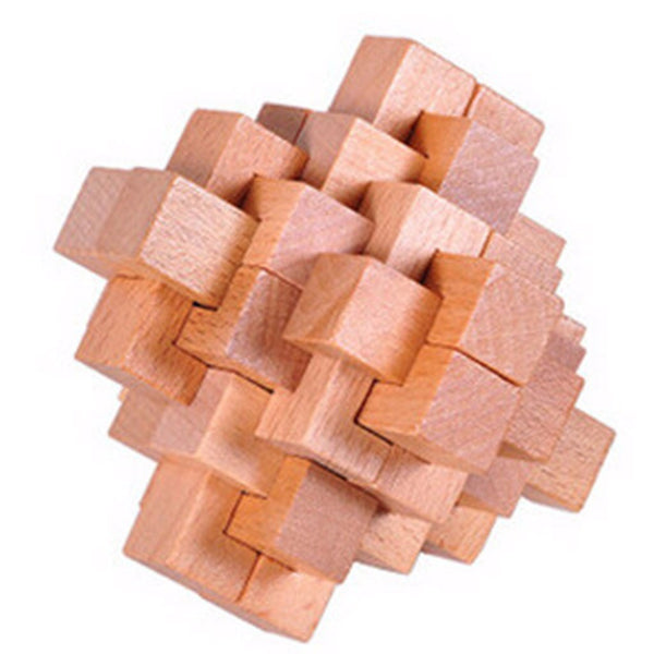 Classic IQ Brain Teaser 3D Wooden Puzzles - FREE Shipping