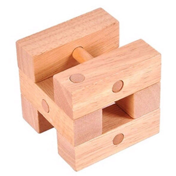 Classic IQ Brain Teaser 3D Wooden Puzzles - FREE Shipping