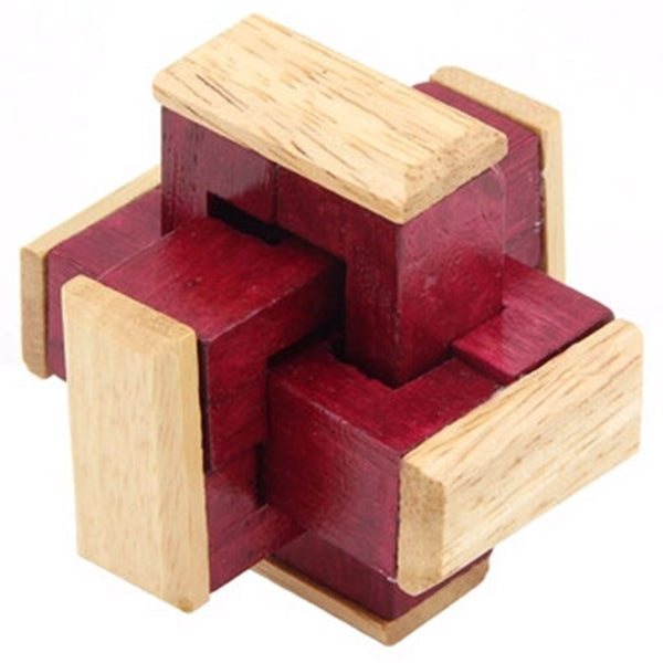 Classic IQ Brain Teaser 3D Wooden Puzzles - FREE Shipping