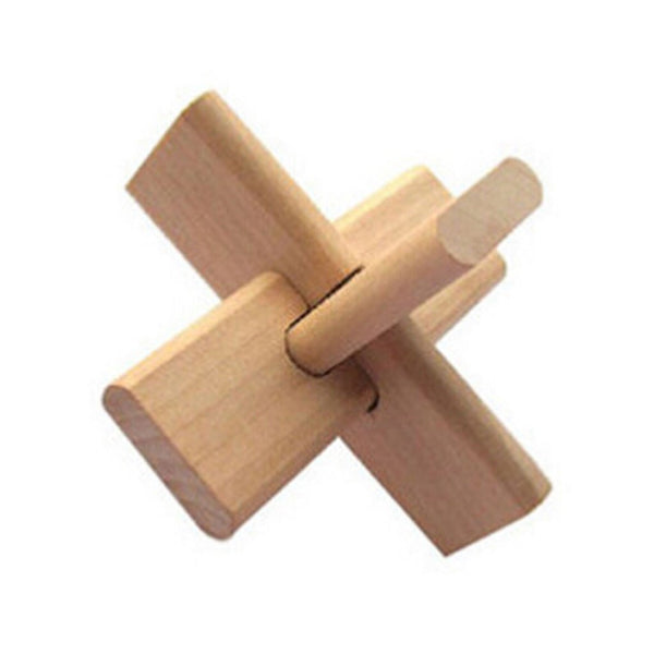Classic IQ Brain Teaser 3D Wooden Puzzles - FREE Shipping