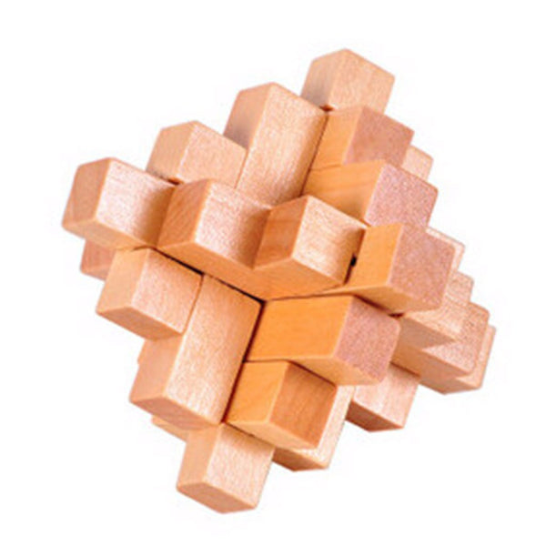 Classic IQ Brain Teaser 3D Wooden Puzzles - FREE Shipping