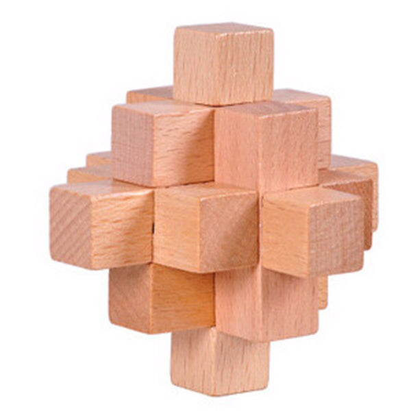 Classic IQ Brain Teaser 3D Wooden Puzzles - FREE Shipping