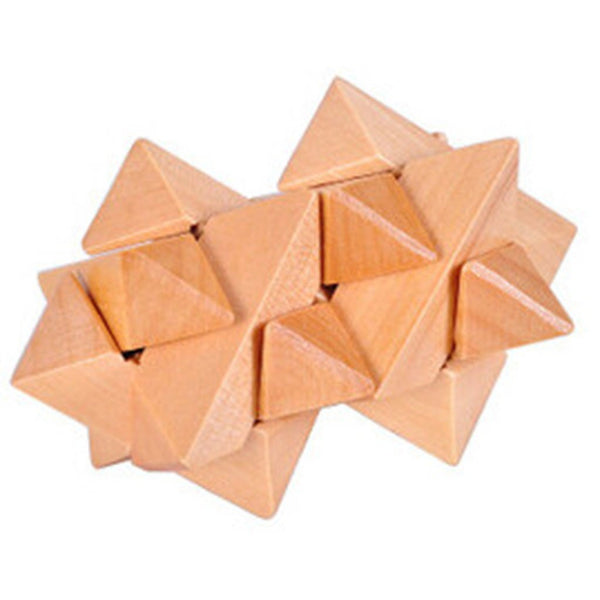 Classic IQ Brain Teaser 3D Wooden Puzzles - FREE Shipping