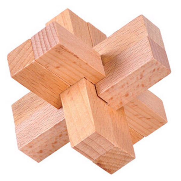 Classic IQ Brain Teaser 3D Wooden Puzzles - FREE Shipping