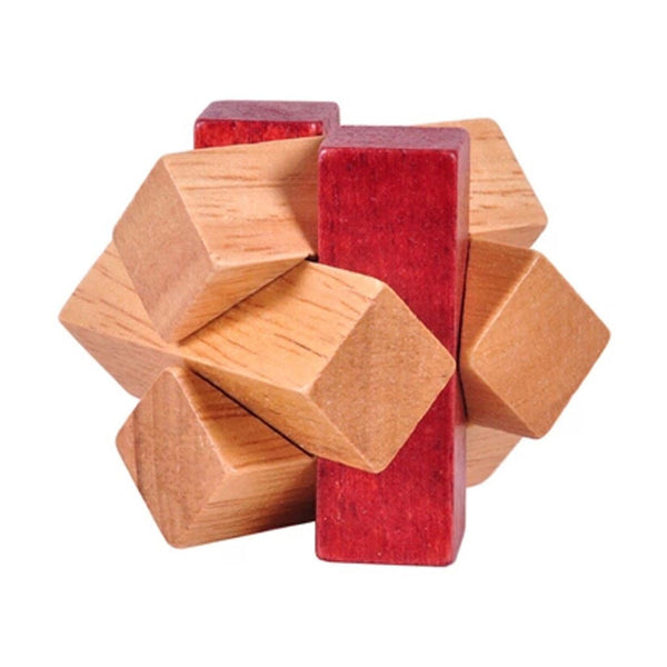 Classic IQ Brain Teaser 3D Wooden Puzzles - FREE Shipping